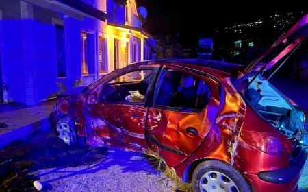 Sakarya’da feci kaza kamerada! Takla atan araçta 4’ü çocuk 9 yaralı