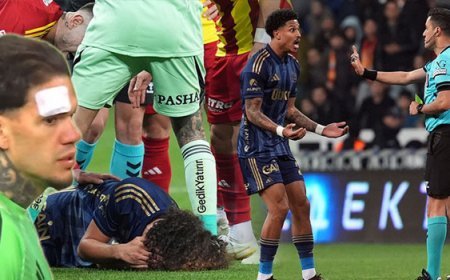 Fenerbahçe'den Kayseri'de kırmızı kart tepkisi! Ederson'un kaşı açıldı...