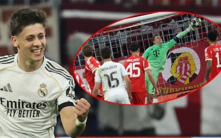 Arda Güler, Bayern Münih'e rekor gol attı ve kırmızı kart gördü! Arsenal, sessiz sedasız yarı finalde | Şampiyonlar Ligi çeyrek final rövanş maçları ve yarı final eşleşmeleri