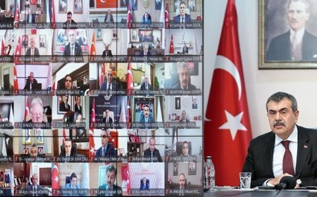 Bakan Tekin, 81 ilin milli eğitim müdürleriyle toplantı yaptı