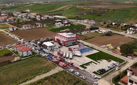 Şarköy'e kurulan modern itfaiye istasyonu törenle açıldı