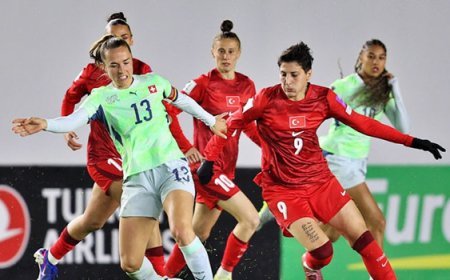 A Milli Kadın Futbol Takımı, İsviçre ile berabere kaldı!