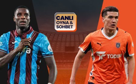 Trabzonspor, Başakşehir'i ağırlıyor! Maçın heyecanı canlı sohbet ile Misli'de
