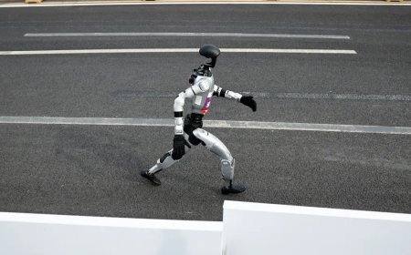 İnsansı robotlar koşu rekorunu 7 dakika farkla kırdı