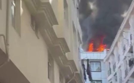 Esenyurt'ta çatı yangını! Bölgeye ekipler sevk edildi