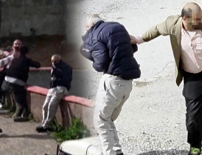 Bir evlat, babasına bunu yaptı! Mahalledeki gençler tarafından dövüldü