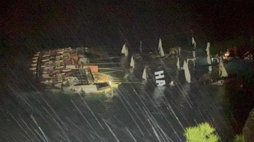 Fethiye'de tekne kayalıklara çarptı! 6 kişi kurtarıldı, 1 kişi kayıp