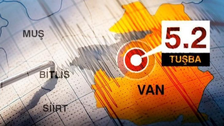 SON DAKİKA DEPREM HABERLERİ: Van'da korkutan deprem! Büyüklüğü...
