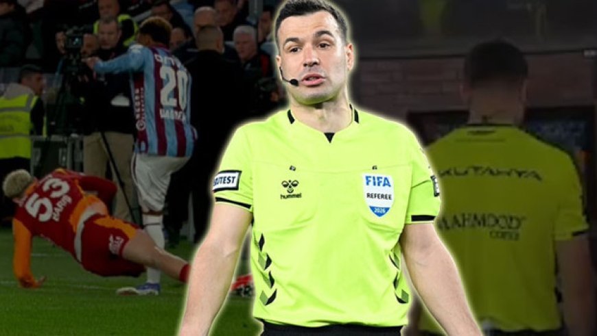 Trabzonspor-Galatasaray maçında çok konuşulan inceleme: VAR'dan tavsiye geldi, Cihan Aydın kararını değiştirmedi!