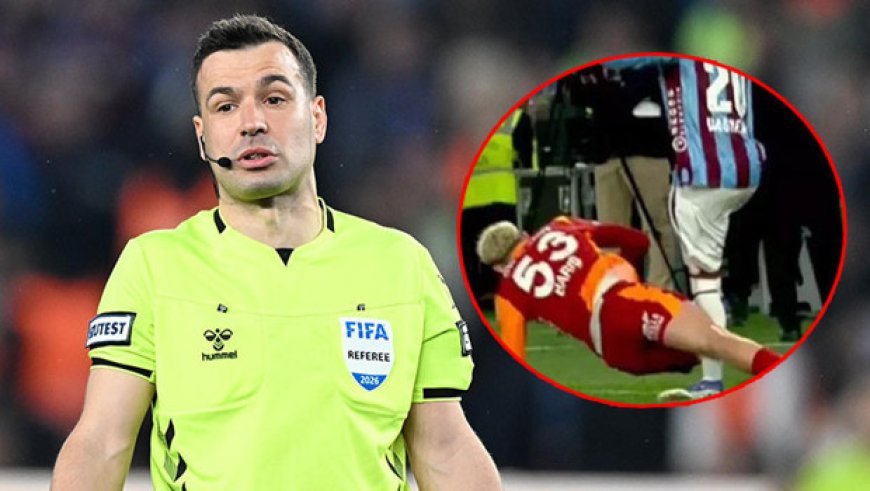 Trabzonspor-Galatasaray maçında Barış Alper Yılmaz kırmızı kart görmeli miydi? Hakemler açıkladı