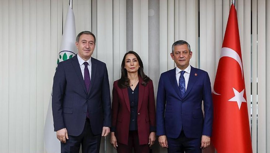 CHP Genel Başkanı Özgür Özel, DEM Parti'yi ziyaret etti