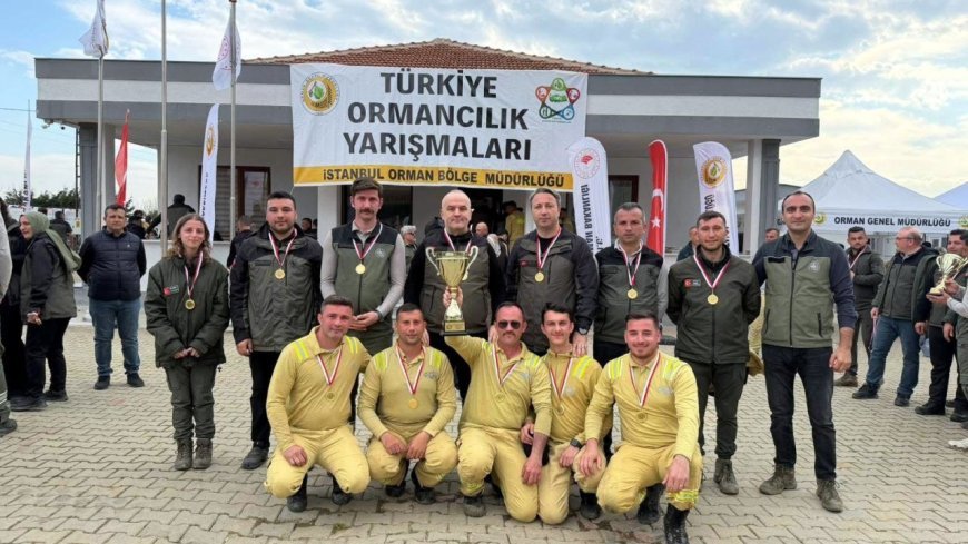 Tekirdağ Orman İşletme Müdürlüğü’nden bölge birinciliği