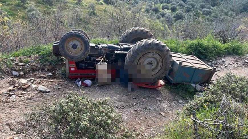 Manisa'da feci kaza! Traktör devrildi, 3 kişi hayatını kaybetti