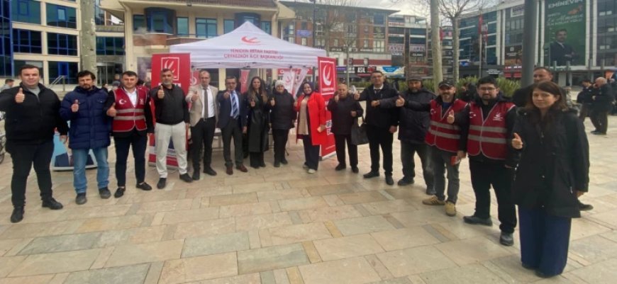 YENİDEN REFAH PARTİSİ’NDEN ÜYE ATAĞI: ÇERKEZKÖY’DE STANDA YOĞUN İLGİ
