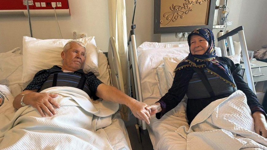 46 yıllık çift, evlilik yıl dönümlerinde birlikte kalp ameliyatı oldu