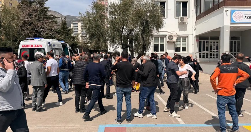 Kahramanmaraş'ta okula silahlı saldırı. İşte olay yerinden ilk görüntüler