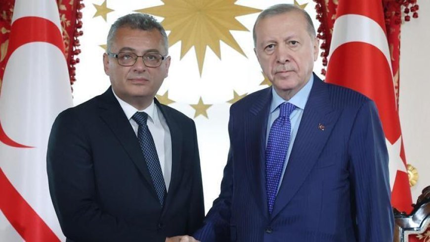 Cumhurbaşkanı Erdoğan, Kuzey Kıbrıs Türk Cumhuriyeti Cumhurbaşkanı Tufan Erhürman ile görüştü