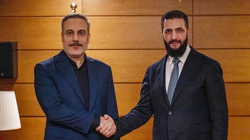 Dışişleri Bakanı Hakan Fidan, Suriye Cumhurbaşkanı Şara ile Antalya'da görüştü