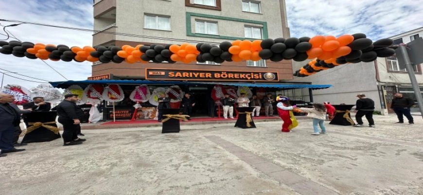 ÇERKEZKÖY’DE YENİ AÇILIŞ HAS SARIYER BÖREKÇİSİ HİZMETE BAŞLADI