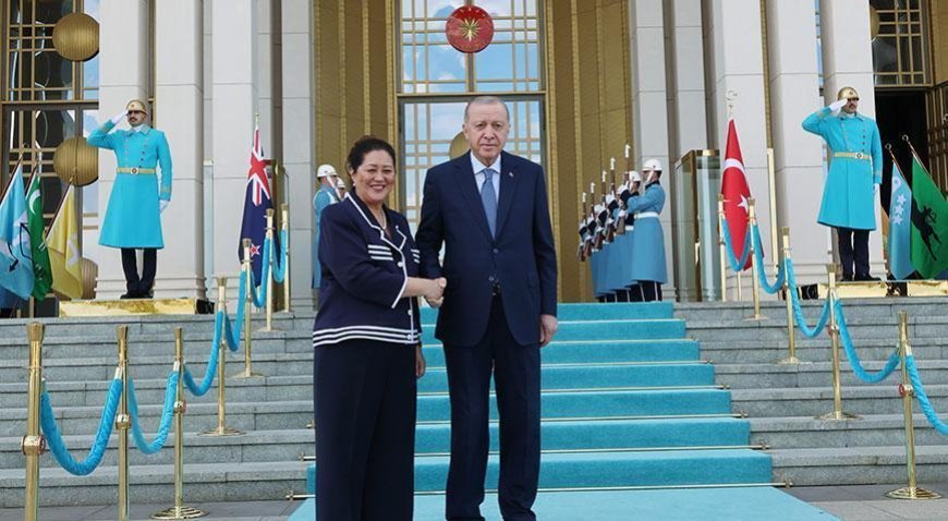 Cumhurbaşkanı Erdoğan, Yeni Zelanda Genel Valisi Kiro'yu kabul etti