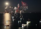 İstanbul'un fethinin 573. yıl dönümünde dronlu ışık gösterisi