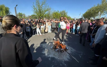 Çorlu'da Kakava ve Hıdrellez renkli görüntülerle kutlandı