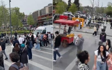 Beşiktaş'ta hareketli dakikalar! İskele önünde bıçaklı kavga; yaralılar var