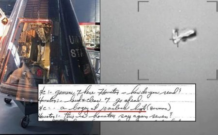 Pentagon'un gizli UFO dosyalarında ne var? Esrarengiz telsiz konuşması sızdı: 'Saat 10 yönünde bir cisim var'