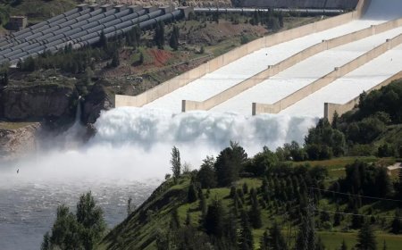 7 yıl sonra bir ilk: Keban Barajı'nın kapakları açıldı