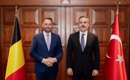 Dışişleri Bakanı Hakan Fidan, Belçika Dışişleri Bakanı Prevot ile Ankara'da görüştü