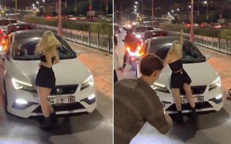 Trafikteki şovun bedeli ağır oldu! Kimliği tespit edildi