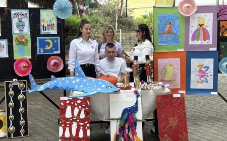 Tekirdağ’da özel gereksinimli öğrencilerden ‘el emeği’ sergisi
