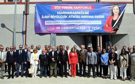 Marmaraereğlisi’nde ileri biyolojik atıksu arıtma tesisi hizmete alındı