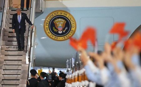 SON DAKİKA HABERİ: Dünya Pekin'e kilitlendi! Trump 8.5 yıl sonra Çin'de