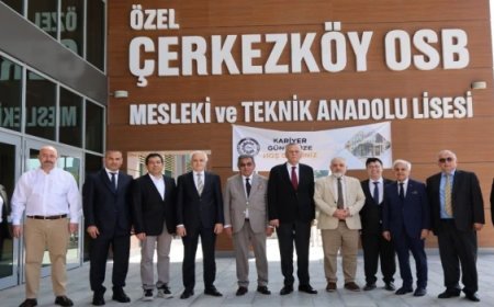 ÇERKEZKÖY OSB’NİN DEV FİRMALARI III. KARİYER GÜNÜ ETKİNLİĞİNDE ÖĞRENCİLERLE BULUŞTU
