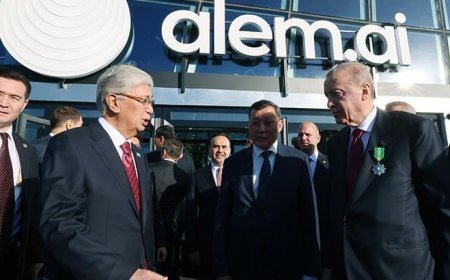Astana’da teknoloji zirvesi! Erdoğan, yapay zeka merkezini ziyaret etti