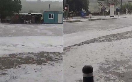 42 şehirde öğleden sonrası için alarm verildi. Karada dev hortum oluştu, bazı kentler beyaza büründü