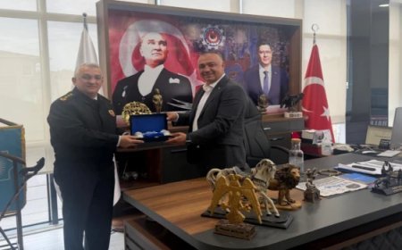 İL JANDARMA KOMUTANI ALİ GÜNGÖR’DEN TÜRK METAL’E ZİYARET
