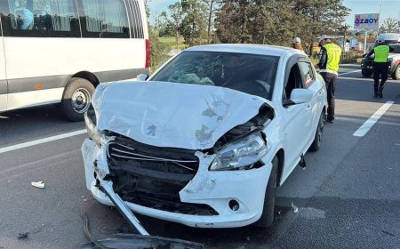 Tekirdağ'da otomobil ile hafif ticari araç çarpıştı; 1 yaralı