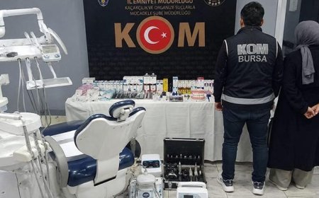 Yer: Bursa! Sahte diş hekimi karı koca baskınla gözaltına alındı