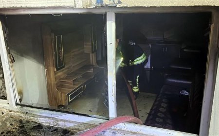 Bodrum katında çıkan yangın büyümeden söndürüldü