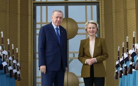 Cumhurbaşkanı Erdoğan, Ursula von der Leyen ile görüştü