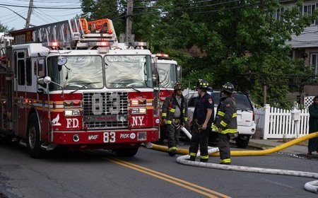 New York'ta tersane yangınına müdahalede patlama! 1 ölü, 36 yaralı