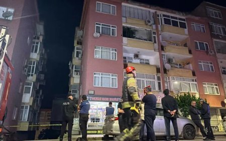 Kolonlarından ses geldi, 7 katlı bina boşaltıldı