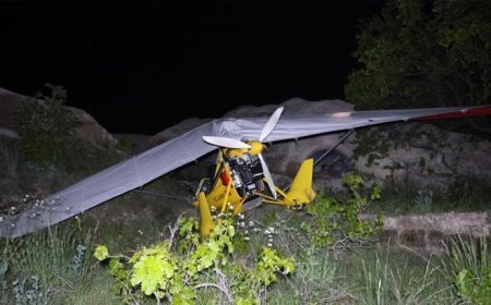 Kapadokya'da acil iniş yapan pilot ve yolcu yaralandı