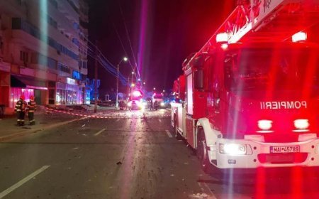 Romanya'da bir apartmana Rus İHA'sı düştü: 2 yaralı