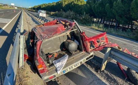 Uşak-İzmir yolunda korkunç kaza! 1 kişi hayatını kaybetti, 2 kişi yaralandı