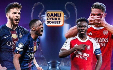 Avrupa'nın en büyüğü belli oluyor! PSG-Arsenal finali canlı sohbet ile Misli'de