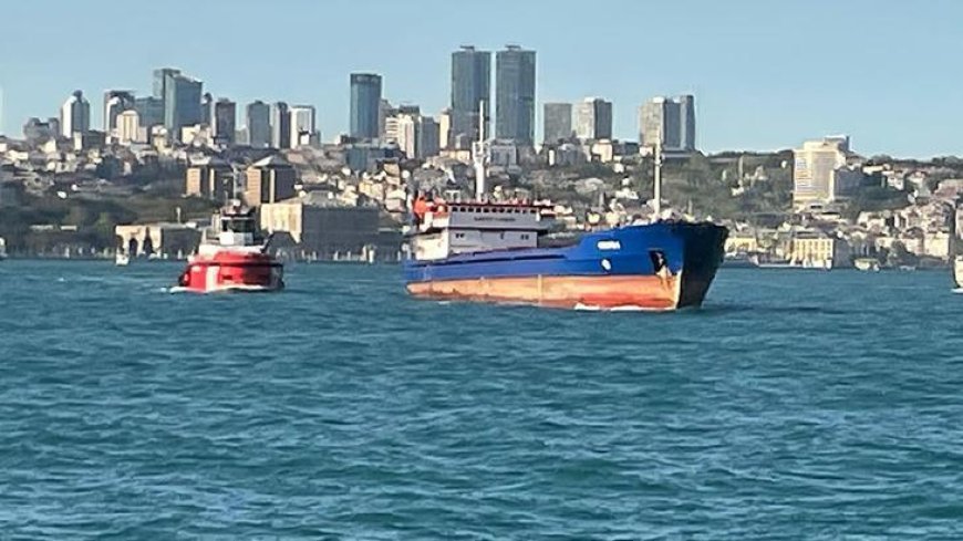 İstanbul Boğazı'nda gemi arızası! Trafik askıya alındı