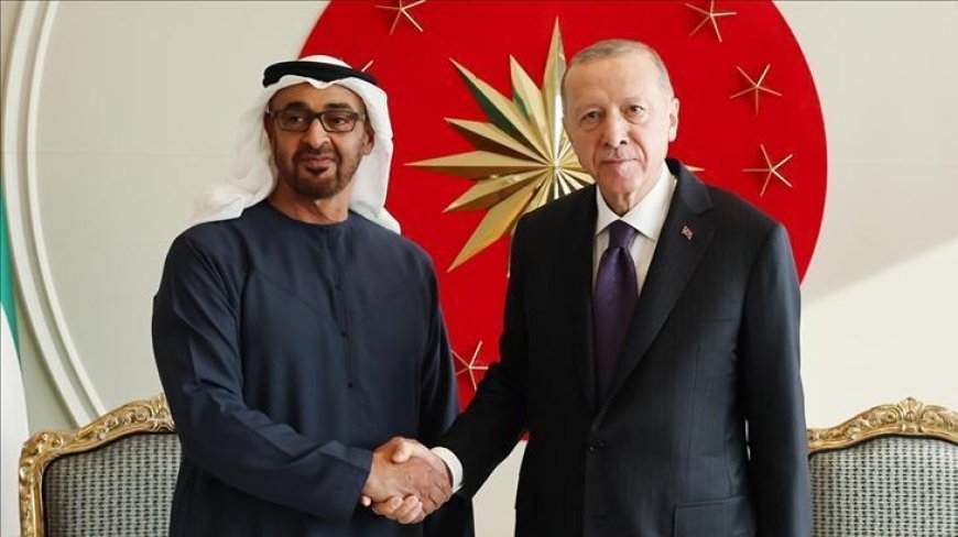 Erdoğan, BAE Devlet Başkanı ile görüştü